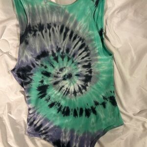 Tie-Dye One Piece back cut out